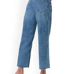 Kraus Jeans Women Wide Leg High-Rise Light Fade Jeans image 3