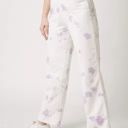 Kraus Jeans Women Wide Leg High-Rise Clean Look Printed Stretchable Jeans image 5