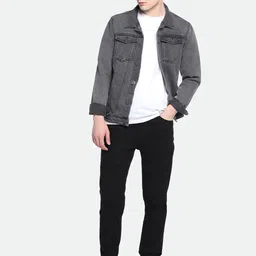 Dennis Lingo Men Slim Fit Mid-Rise Dark Shade Clean Look Stretchable Jeans image 4