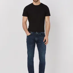 Mufti Men Straight Fit Light Fade Stretchable Jeans image 4