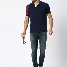 Pepe Jeans Men Green Skinny Fit Heavy Fade Cotton Stretchable Jeans image 4