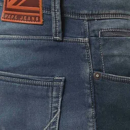 Pepe Jeans Men Tapered Fit Low-Rise Light Fade Cotton Jeans image 5