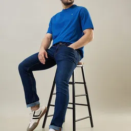 TIM PARIS Men Slim Fit Light Fade Stretchable Jeans image 5