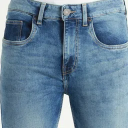 Dennis Lingo Men Bootcut Light Fade Stretch Clean Look Cotton Jeans image 2