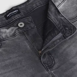 Jack & Jones Men Slim Fit Clean Look Heavy Fade Whiskers Stretchable Jeans image 5