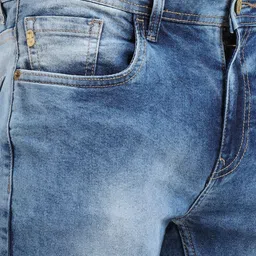 Old Grey Men Slim Fit Heavy Fade Stretchable Jeans image 3