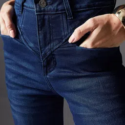 Miss Chase Women Bootcut High-Rise Light Fade Stretchable Jeans image 4