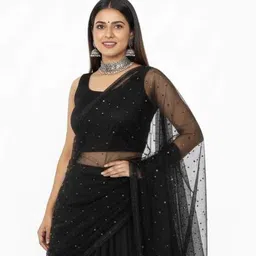 anugrah Floral Print Semi Stitched Lehenga Choli-picture-18