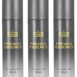 FRENCH ESSENCE Set Of 3 Luxury Wild Long Lasting Deodorant - 120ml Each image 1