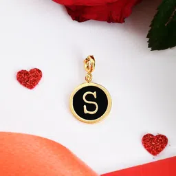 Voylla Gold-Plated Enamelled Valentines Day Alphabet Charm-picture-31