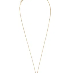 Shining Jewel - By Shivansh Gold-Plated Crystal Studded Pendant Chain-image-86