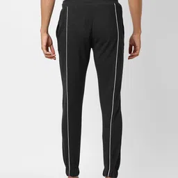 Campus Sutra Men Charcoal Grey Solid Cotton Joggers image 2