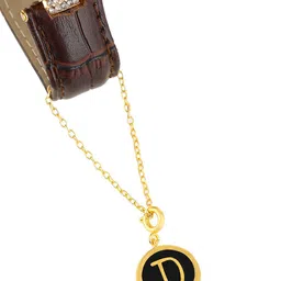 Voylla Gold-Plated Enamelled Valentines Day D Alphabet Charm image 3