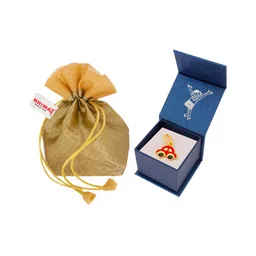 BHIMA 22K BIS Hallmark (916) Yellow Gold Red Car Casual Pendant For Kids image 4