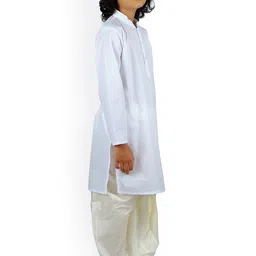 Sethukrishna Boys Mandarin Collar Kurta with Dhoti Pants image 3