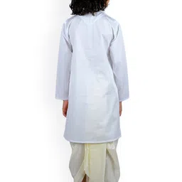 Sethukrishna Boys Mandarin Collar Kurta with Dhoti Pants image 4