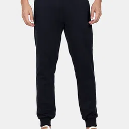 t-base Men Navy Blue Solid Joggers-picture-10