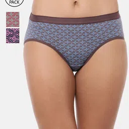 RedRose Women Pack Of 3 Assorted Hipster Briefs-picture-38