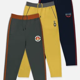 HELLCAT Boys Pack Of 3 Solid Track Pants-image-67