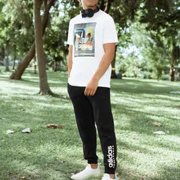 ADIDAS Men Brand Logo Print Detail Track Pants-image-29