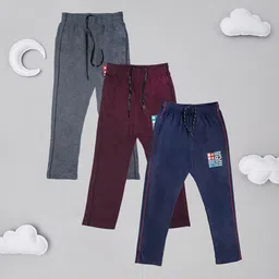 CHIMPRALA Boys Pack Of 3 Cotton Track Pants-image-38
