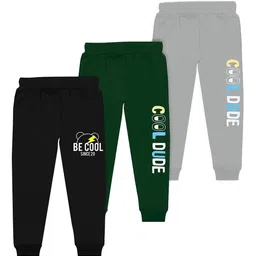 BAESD Boys Pack Of 3 Printed Joggers-picture-28