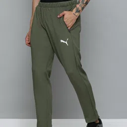 one8 x PUMA Men Solid Mid Rise Knitted Slim Fit Track Pants image 5