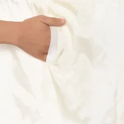 Sethukrishna Men Fluorescent Green & White Shirt With Dhoti Pants image 4