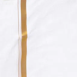 Sethukrishna Men Navy Blue & White Shirt with Dhoti Pants image 3