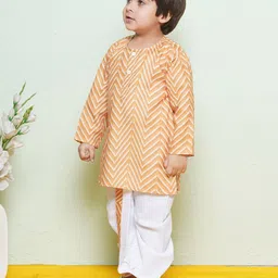 Aj DEZInES Boys Pure Cotton Kurta With Dhoti Pants image 2
