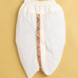 BAESD Boys Ethnic Motifs Printed Regular Kurta with Dhoti Pants image 3