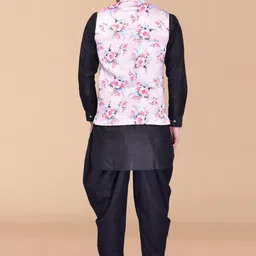 PRINTCULTR Pure Silk Kurta With Dhoti Pants image 4