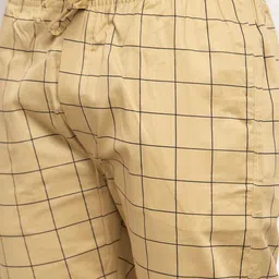 JAINISH Men Mid Rise Checked Pure Cotton Track Pant image 5