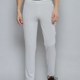Alcis Men Grey Solid Slim Fit Running Track Pants-picture-24