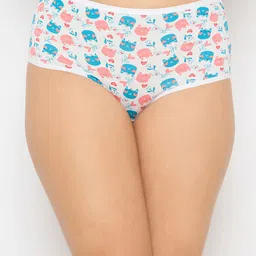 Clovia Printed High-Rise Pure Cotton Hipster Briefs PN3015V18S-picture-30