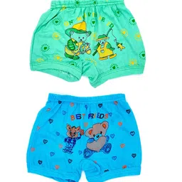 BAESD Infants Pack Of 6 Printed Pure Cotton Mid-Rise Briefs image 3