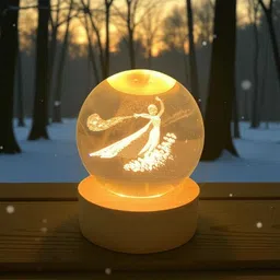 aipom Luminous Snow Queen Night Lamp Table Lamp-picture-43