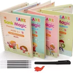 snowshell Magic Reused Practice book For Kids Handwriting 4 Book Drawing Books Magic Zx248 image 2
