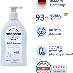 sanosan Baby Bath And Shampoo image 4
