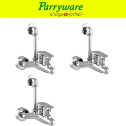 parryware Primo Wall Mixer with Overhead Shower Provision Bathroom set of 3 pic 140 Wall Mixer with Overhead Shower Provision Wall Mixer Faucet-picture-24