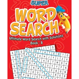 Dreamland Super Word Search Book 8 for Children - 192 Pages Ultimate Word Search Book with Solutions-image-88