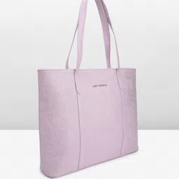 Lino Perros Floral Textured Structured Shoulder Bag with Laptop Compartment image 3