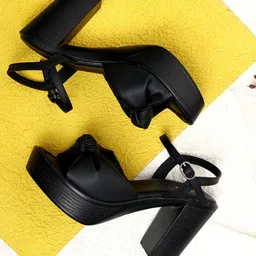 Inc 5 Open Toe Platform Heels With Backstrap-picture-30