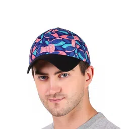 Knotyy Unisex Pink & Blue Printed Snapback Cap-picture-16
