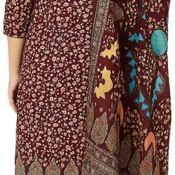 shempire Unstitched Wool Salwar Suit Material Printed image 2