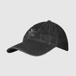 WROGN Unisex Black Embroidered Baseball Cap image 3