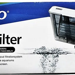 sobo WP-408H Slim Aquarium External Hanging Filter Power: 6.8 Watts OutPut: 680 L/H Sponge Aquarium Filter-picture-30