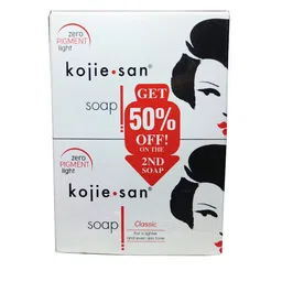kojie.san Set Of 2 Zero Pigment Light Classic Soap 270gm image 4