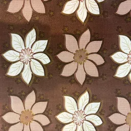 fratco Cotton 4 Seater Self Design Table Cover image 2