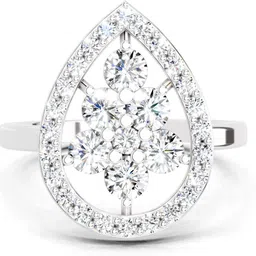 Sparkles Lab Grown Diamond 14kt White Gold ring-picture-35